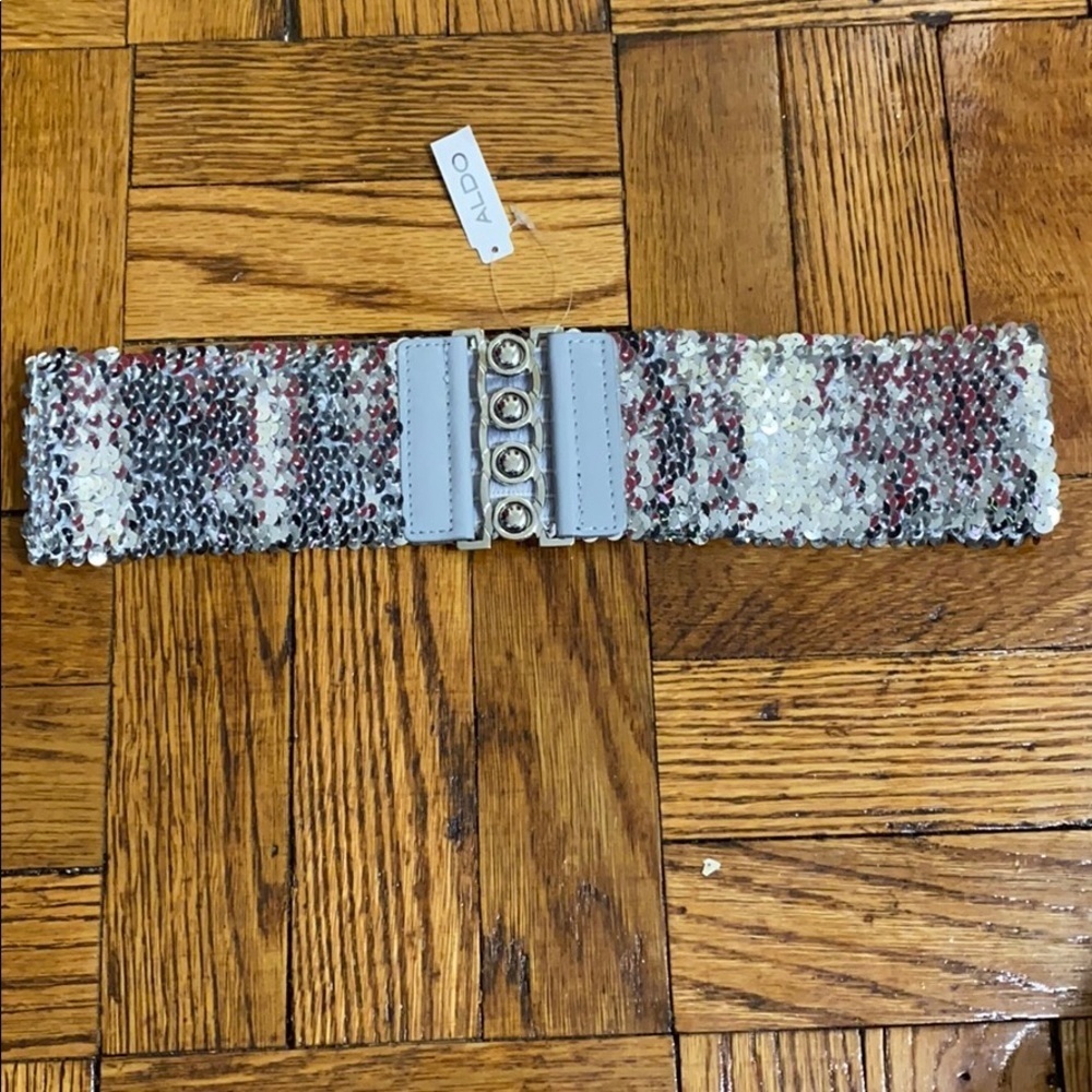 2 for $15 NWT Aldo silver fashion belt